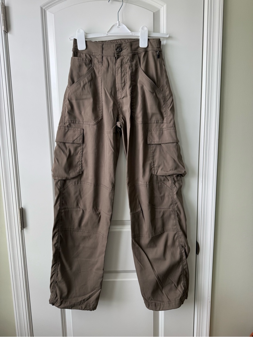 Prana Women’s Stretch Zion Cargo Pant in Mud - Picture 3 of 6